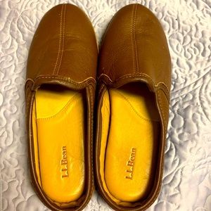 NWOT LL Bean Elkhide Slippers